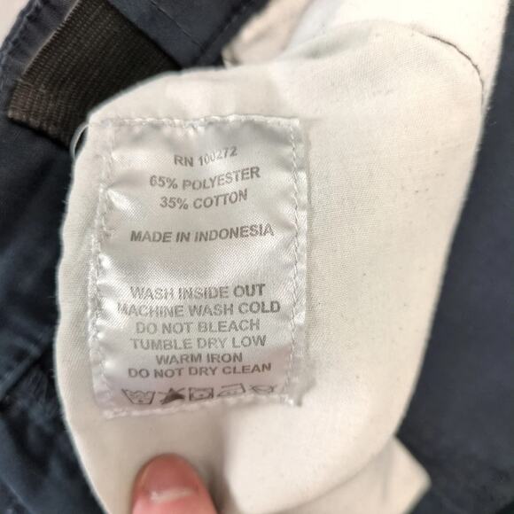 Tru-Spec Tactical Cargo Pants Mens 36x33 Black Ripstop Adj Waist Reinforced Knee - Picture 4 of 10